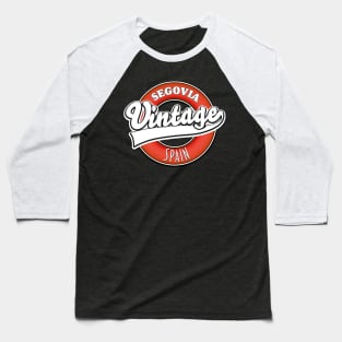 Segovia spain vintage style logo Baseball T-Shirt